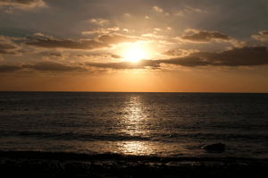 夕暮れ