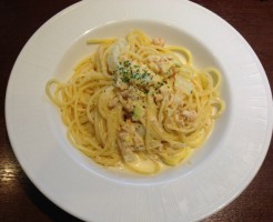 粗挽き鶏ミンチ肉と白菜のクリームソース